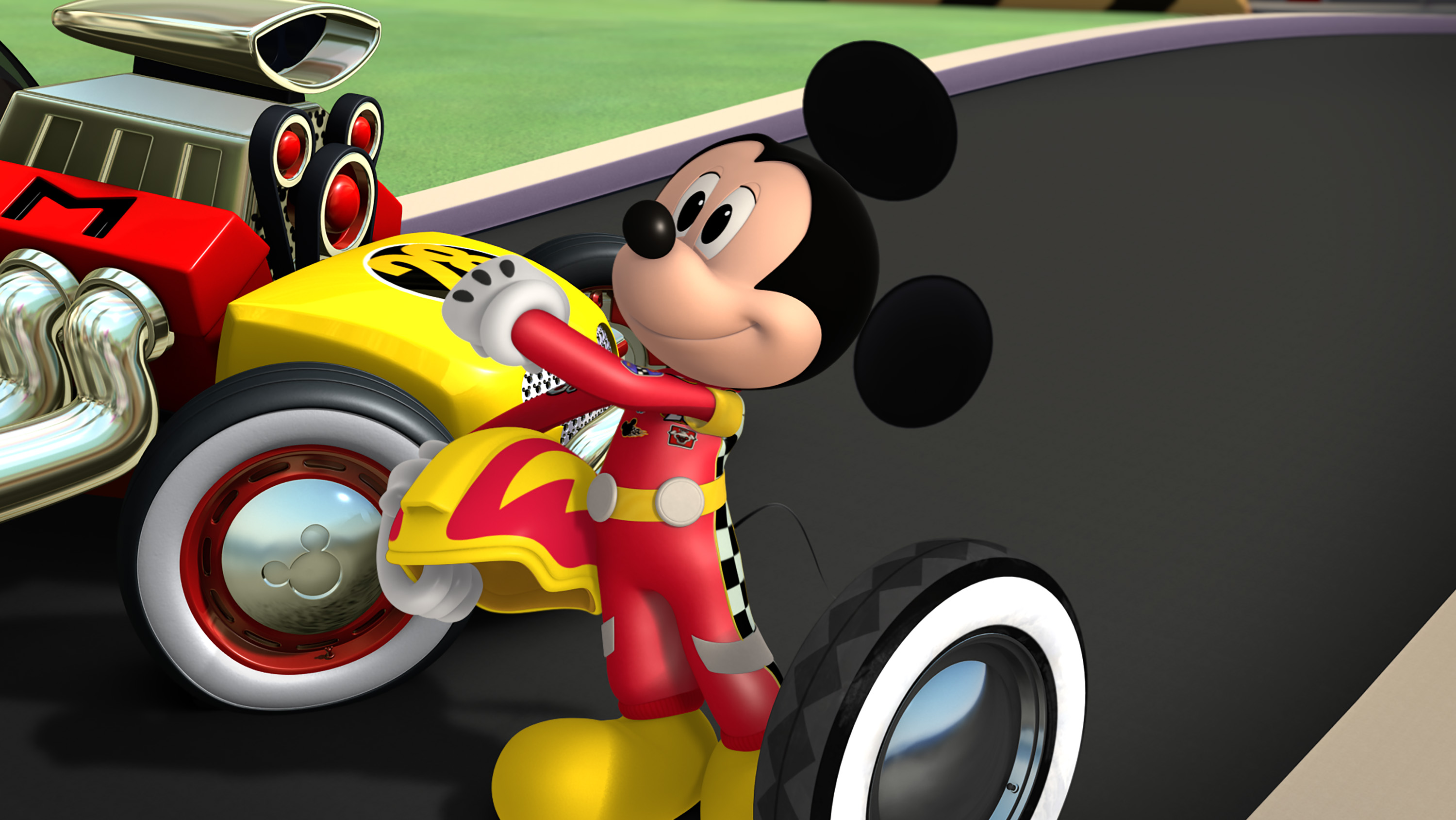 mickey roadster racers race track