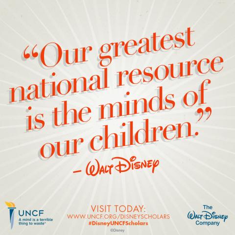 Disney Donates $1 Million to UNCF to Invest in Emerging Leaders