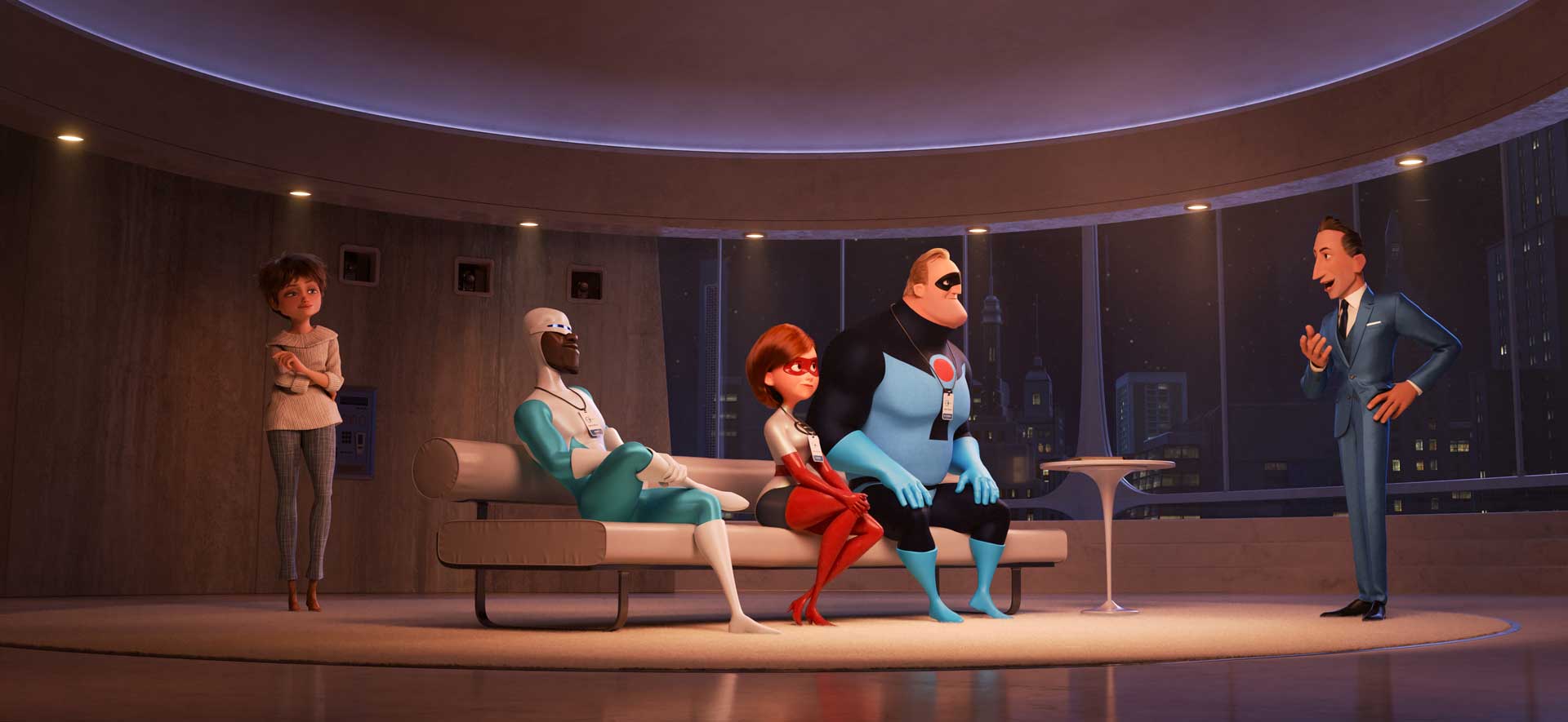 Disney•pixars ‘incredibles 2‘ Embraces Its Unique Mid Century Modern Aesthetic The Walt