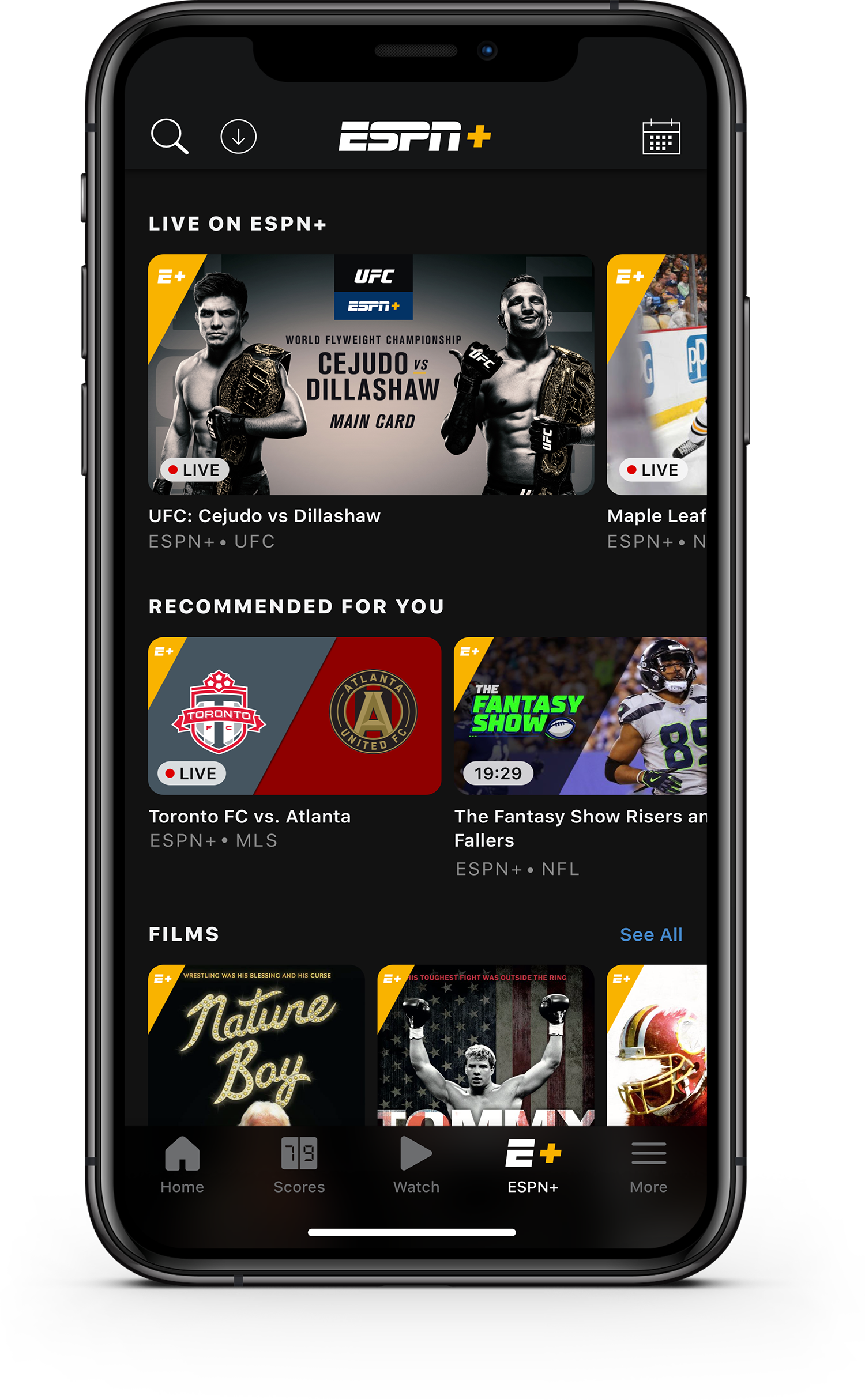 ESPN+ Debuts Enhancements to Further Personalize and Improve the User Experience within ESPN App