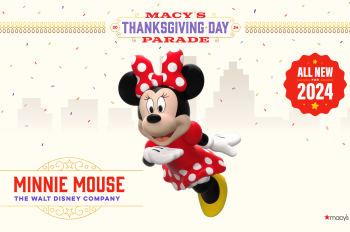 See Disney’s Minnie Mouse Soar into History on Thanksgiving Day