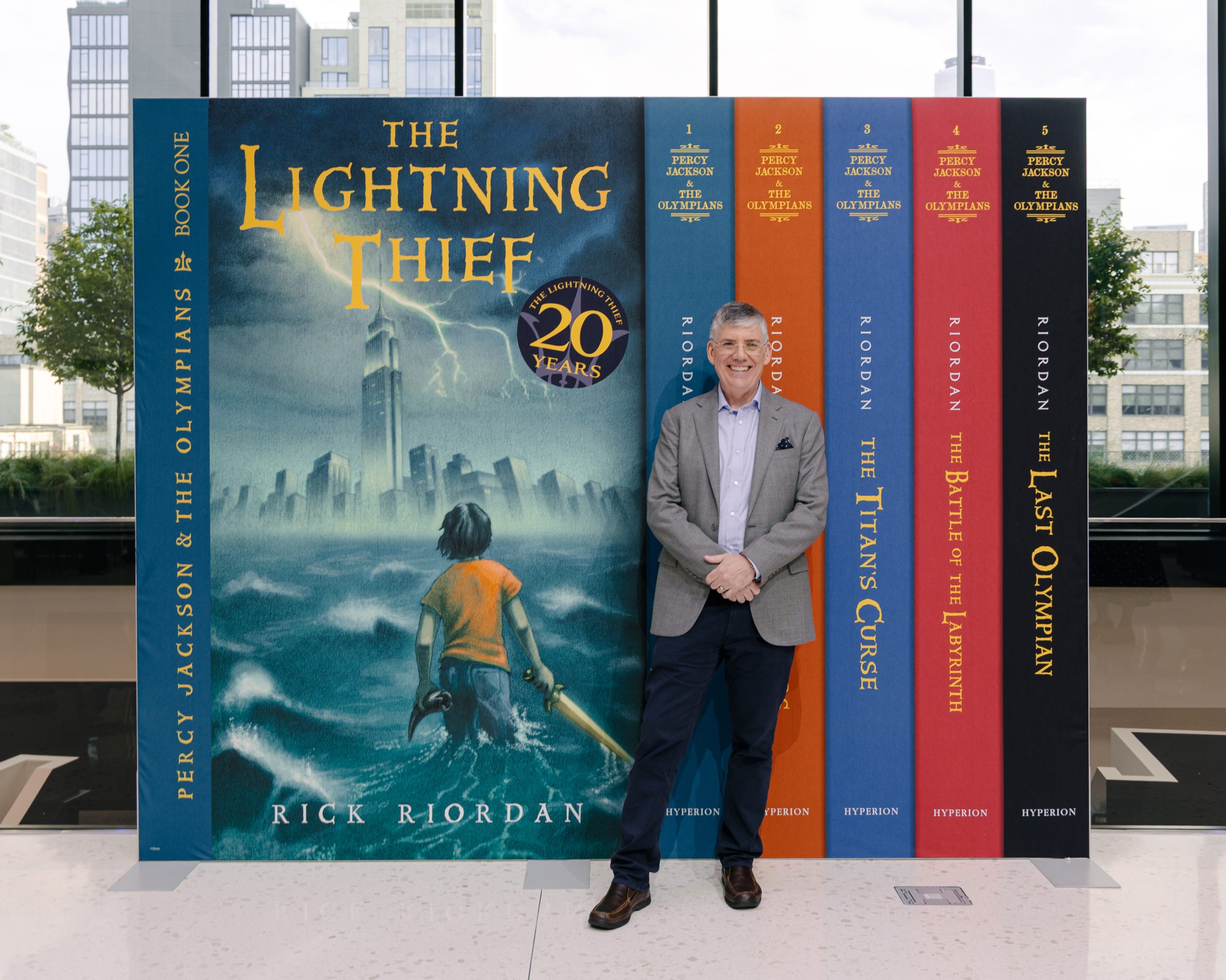 Rick Riordan Percy Jackson 20th Anniversary