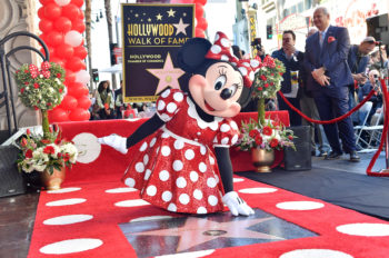 Minnie Mouse Receives Star on Hollywood Walk of Fame