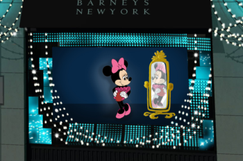 Inside Look at Minnie’s Dream Sequence for Disney/Barneys New York ‘Electric Holiday’