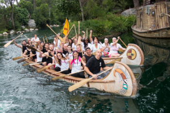 Disney Employees Participate in Canoe Races Around the World