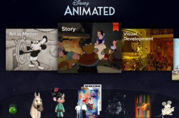 Disney Animated App Brings 90 Years of Animation to Life Through Power of the iPad
