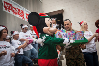 Disney Supports Toys for Tots to Spread Holiday Cheer